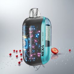 NEXA Ultra 50000 Kolmen Marjan Aromi 20ml 800mAh 0.9ohm Näyttö Type-C