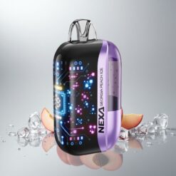NEXA Ultra 50K 50000 tupakkaa 20ml esitäytetty 800mAh akku 0.9ohm Dual Mesh Georgia Persikka Jää