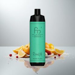 RandM Fumot Shisha 10000 Puffs Disposable Vape Valkea 18ml 850mAh 0.6ohm