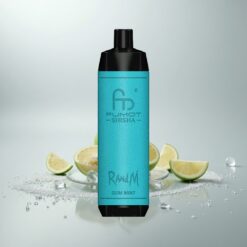 RandM Fumot Shisha 10000 Puffs Kertakäyttöinen Vape Tynnyri Mint 18ml 850mAh 0.6ohm Type-C