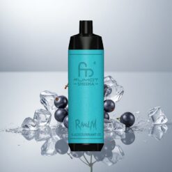 RandM Fumot Shisha 10000 Puffs Mustaherukka-Jää 18ml 850mAh 0.6ohm