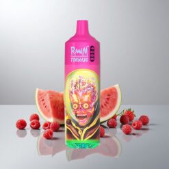 RandM Tornado 9000 Puffs 18 ml Vedenmeloni (Raspberry Watermelon) Mesh Käämitys 850 mAh