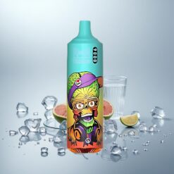 RandM Tornado 9000 Puffs 54 Makuinen Mesh Kääme 850 mAh 18 mL RGB-näyttö RandM Fumot Tornado Bluelicious Ice (Jääsininen)