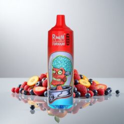 RandM Tornado 9000 Puffs 54 Makuvalikoima Sekamarjat Mesh Käämit 850 mAh 18 mL RGB-näyttö