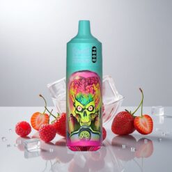 RandM Tornado 9000 Puffs Mansikka Vadelma Kirsikka Jää Mesh Käämi 18 ml