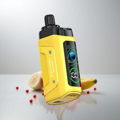 Razz Bar 45000 Puffs Disposable Vape Mansikka-Banaani 1.0 Ohm Verkkokäämi 650 mAh Akku