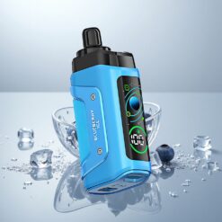 Razz Bar 45000 Puffs Disposable Vape Mustikka-Jää 1.0 Ohm Mesh, 650 mAh, Type-C