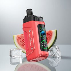 Razz Bar 45000 Puffs Vesimeloni-Jää 1.0 Ohm Mesh Säädettävä Ilmanvirtaus 650 mAh