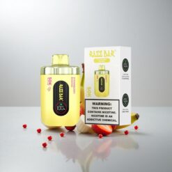 Razz Bar 50K Puffs Disposable Vape Mansikka-Banaani 50000 Tupakkaa 1.0 Ohm Verkkokäämi 650 mAh Type-C 2% Nikotiinia