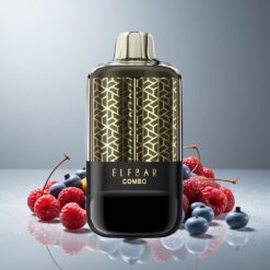 ELF BAR COMBO 25000 Puhallus Kertakäyttöinen Vape Mustikka-Hapanvadelma & Kirsikka 22ml 700mAh Type-C