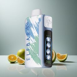 Elf Bar Ice King 40000 Puffs Miami Mint 20ml 5% Nikotiinia 850mAh Akku Viilenemistasot