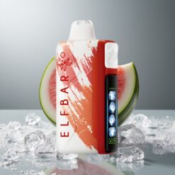 Elf Bar Ice King 40000 Puffs Vesimeloni-Jää 20ml 5% Nikotiinia 850mAh Akku LCD