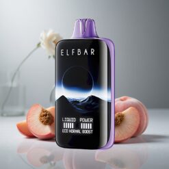 Elf Bar Moonnight 40000 Puffs Persikka-Marja Mesh Käämi Kolme Tehoasetusta Älykäs Näyttö