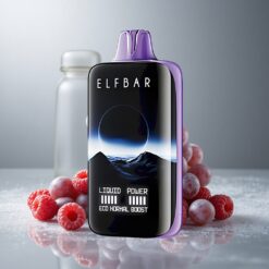 Elf Bar Moonnight 40000 Viinirypäle-Vadelma Älykäs 1000mAh USB-C Mesh-Kela