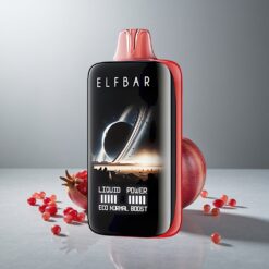 Elf Bar Moonnight 40K Granaattioksennus 40000 Imahdusta 18ml Suolapitoisuus 5% 1000mAh USB-C