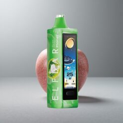 Elf Bar Planet 25000 Paksu Omena 5% 18ml 800mAh Latauskelpoinen Mesh