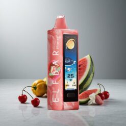 Elf Bar Planet 25000 Pussit Vesimeloni-Kirsikka 50mg 18ml 800mAh Mesh