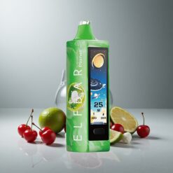 Elf Bar Planet 25000 Tupakointi Kirsikka Lime 5% Nikotiinia 18ml 800mAh